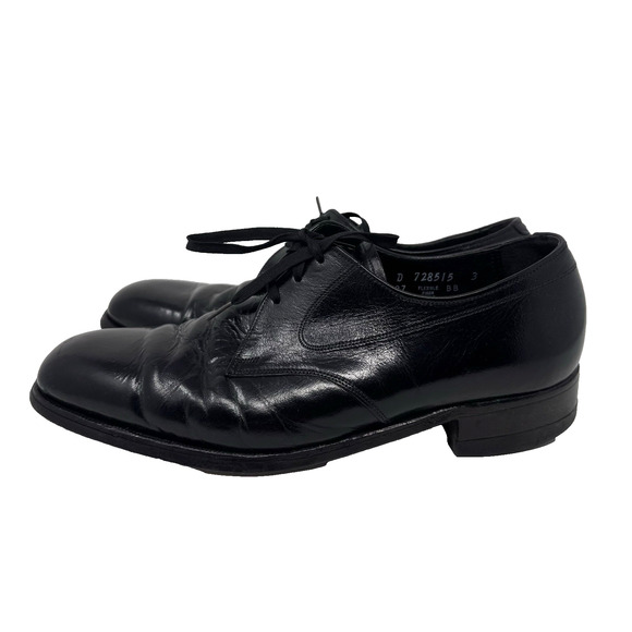 Vtg Florsheim Men’s 9D Black Leather Cap Toe Oxford Dress Shoes Goodyear Welt main image 9